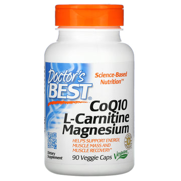 Doctor's Best, CoQ10 L-Carnitine Magnesium Veggie Caps