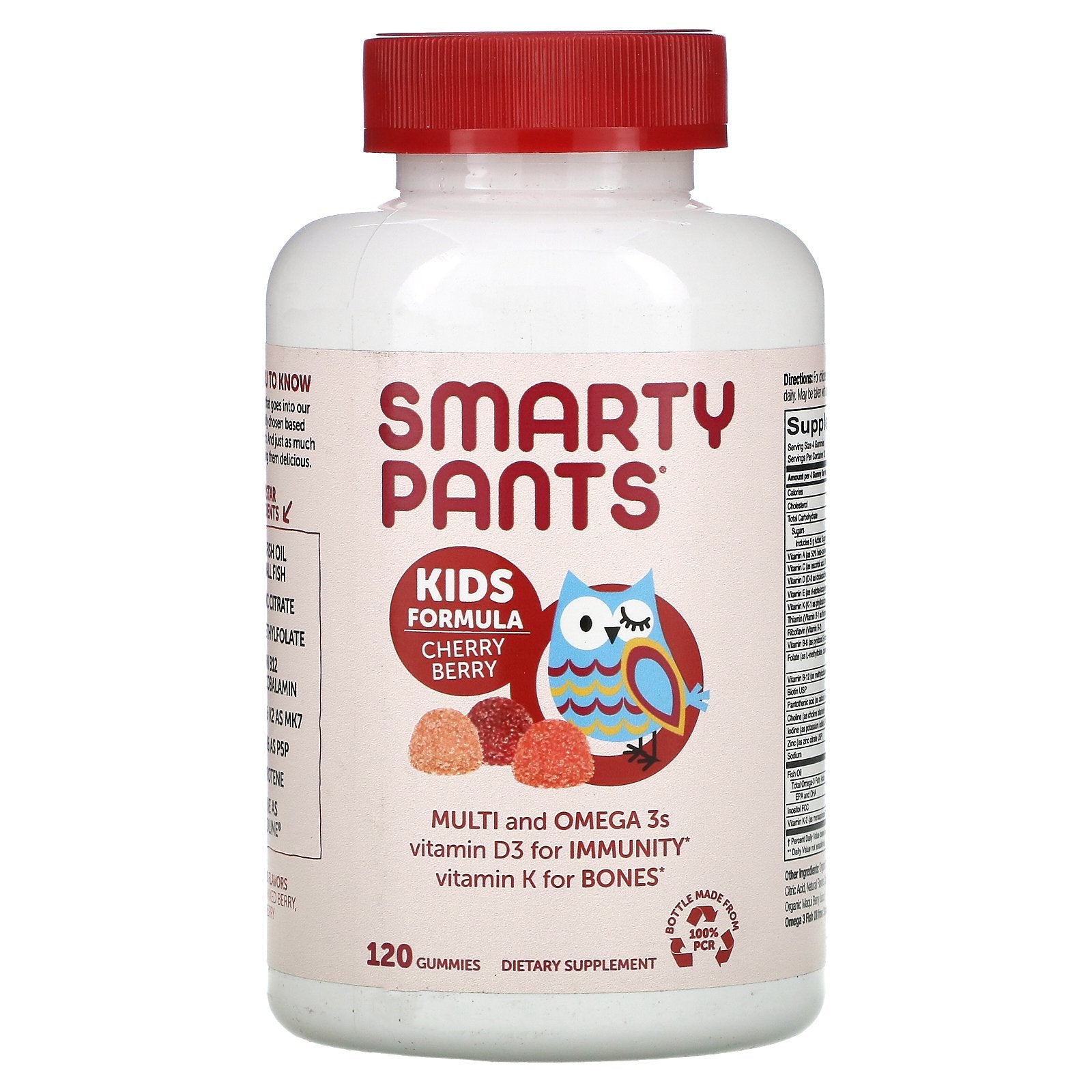 SmartyPants, Kids Formula, Multi and Omega 3s, Cherry Berry