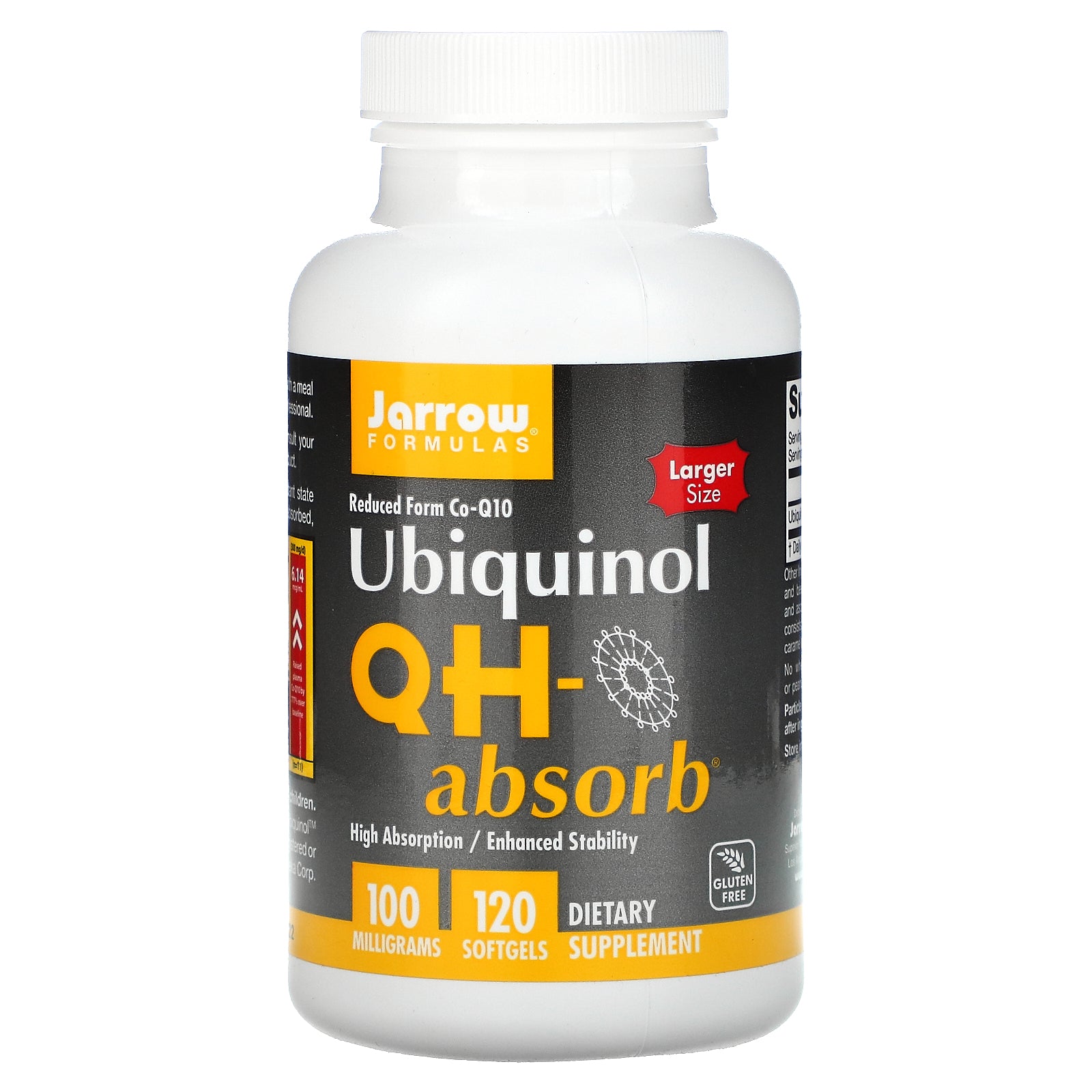 Jarrow Formulas, Ubiquinol, Qh-Absorb, 100 Mg Softgels