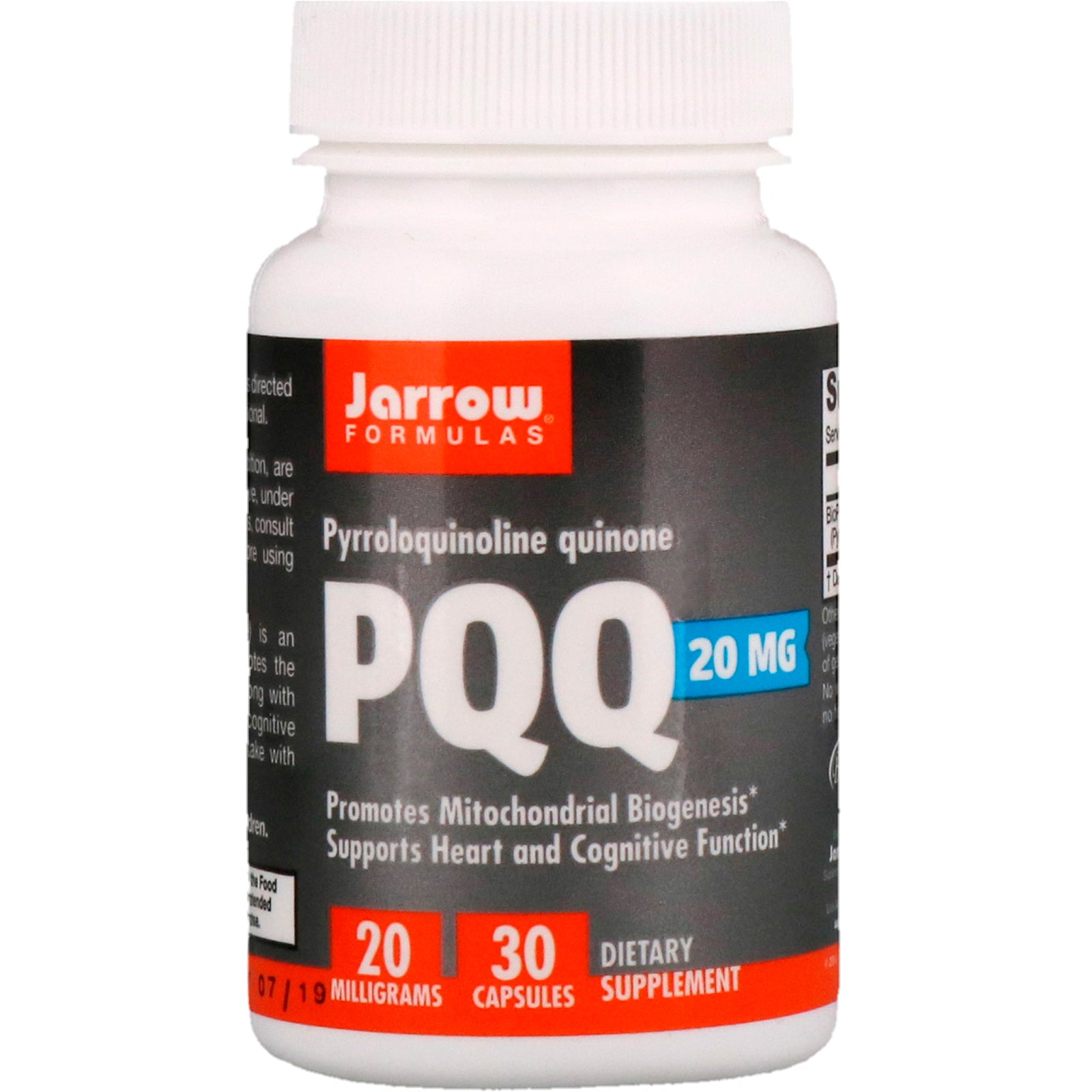 Jarrow Formulas, PQQ, 20 mg Capsules