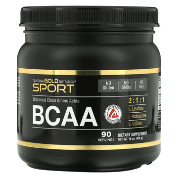 California Gold Nutrition, BCAA Powder, AjiPure, Branched Chain Amino Acids