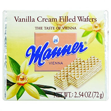 Manner Wafers - Hazelnut Cream Filled -Case of 12