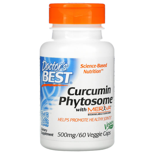 Doctor's Best, Curcumin Phytosome with Meriva, 500 mg Veggie Caps