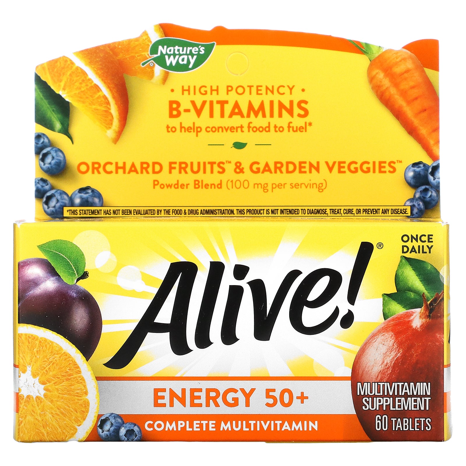Nature'S Way, Alive! Energy 50+ Complete Multivitamin Tablets