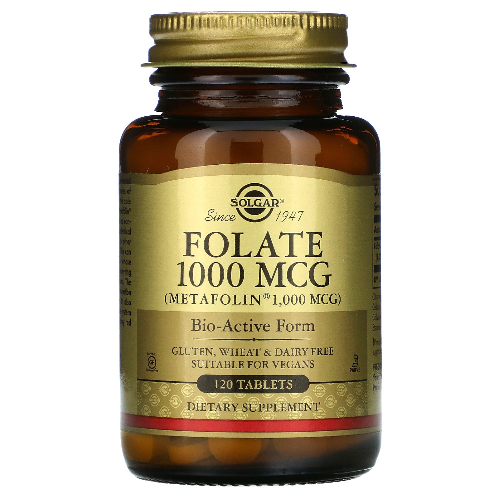 Solgar, Folate, 1,000 mcg