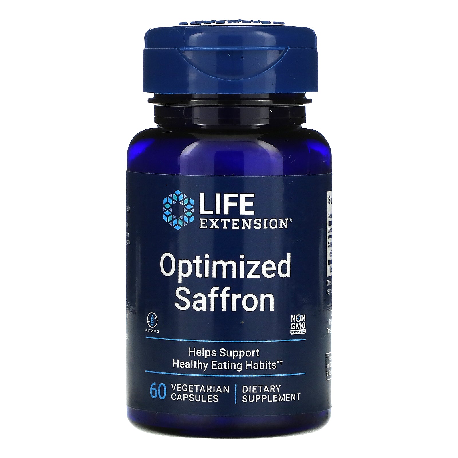 Life Extension, Optimized Saffron, Vegetarian Capsules