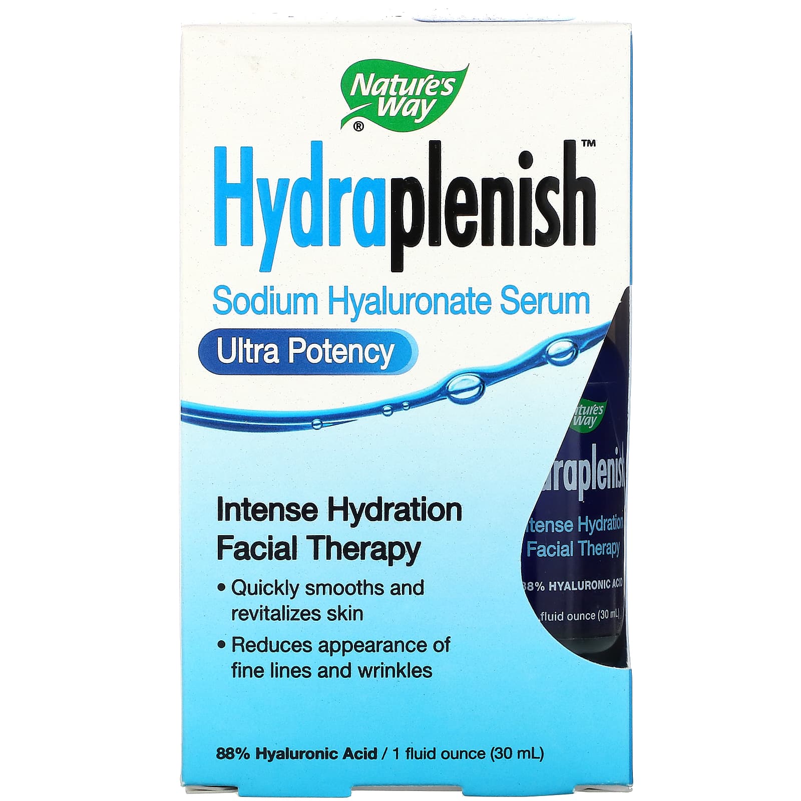 Nature's Way, Hydraplenish, Sodium Hyaluronic Serum, Ultra Potency(30 ml)