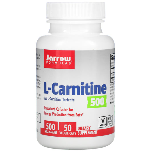 Jarrow Formulas, L-Carnitine 500, 500 mg