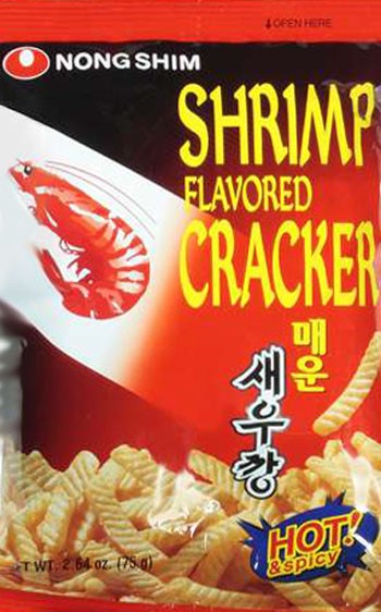 Nong Shim Shrimp Flavored Hot & Spicy Cracker