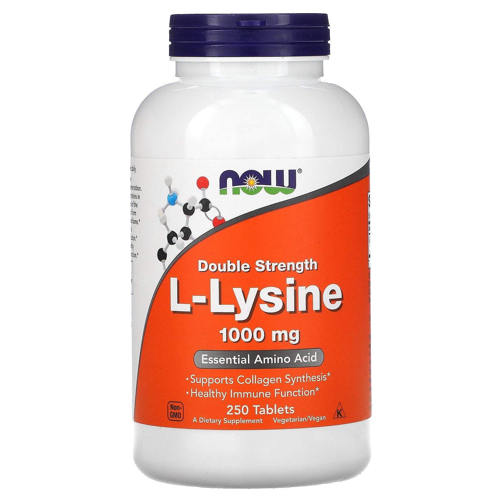 NOW Foods, L-Lysine, 1,000 mg Tablets