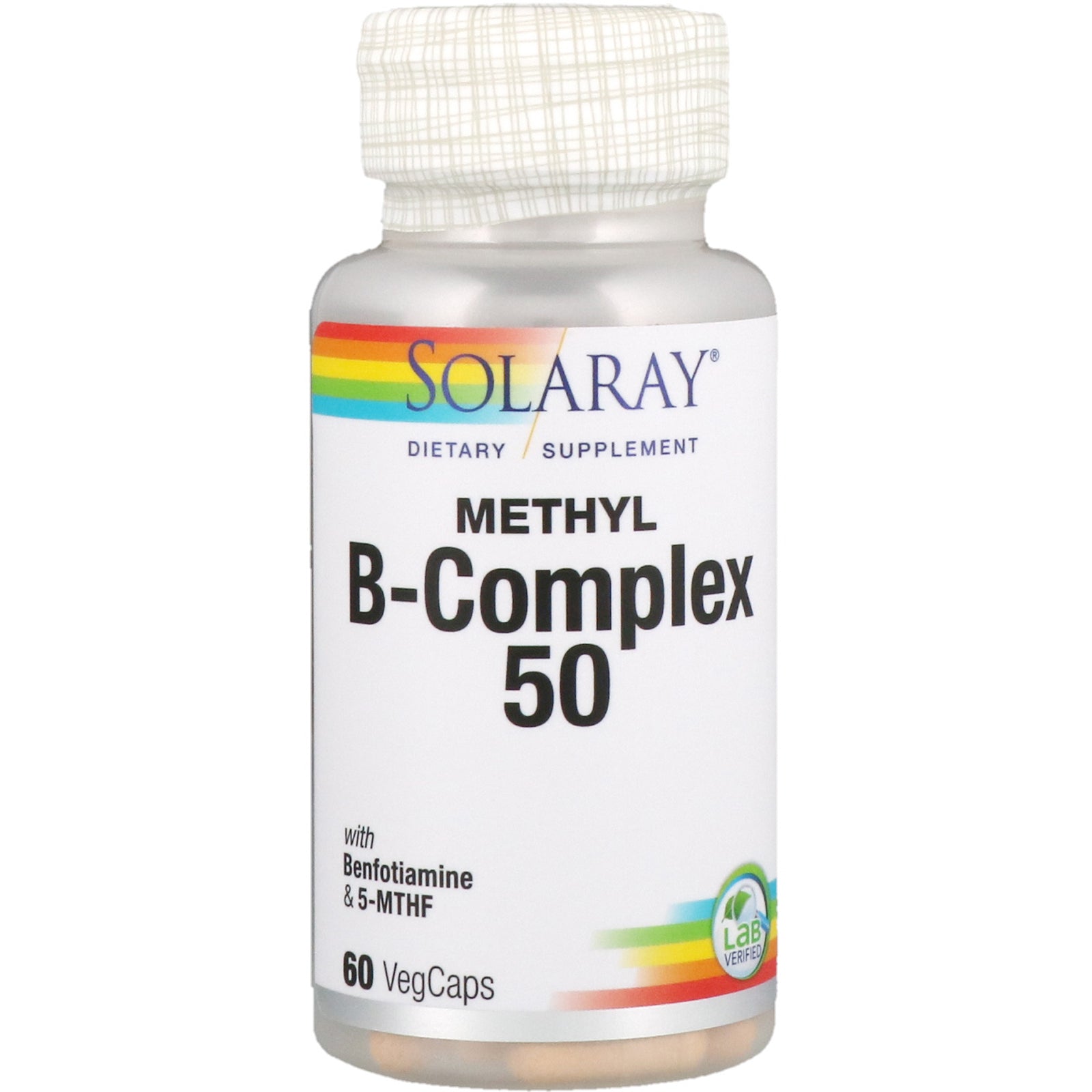 Solaray, Methyl B-Complex 50, Vegcaps