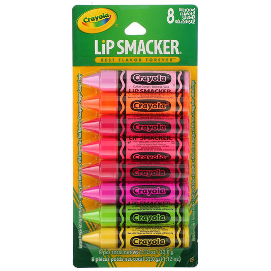 Lip Smacker, Crayola, Lip Balm, Party Pack, 0.14 oz (4.0 g) Each