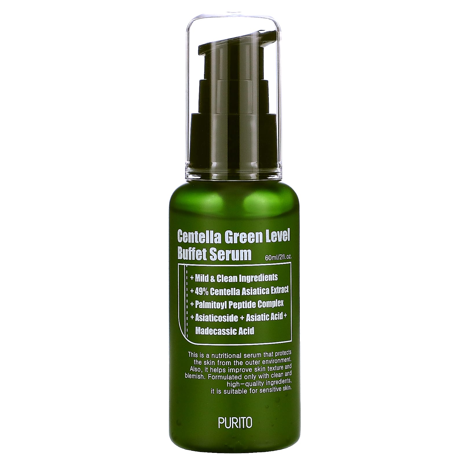 Purito, Centella Green Level Buffet Serum(60 ml)