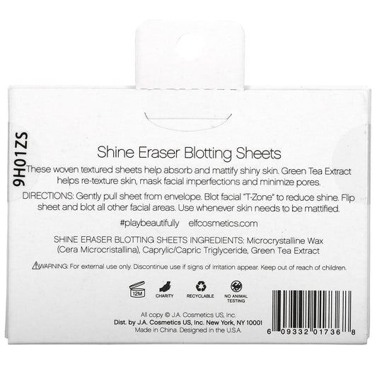 E.L.F., Shine Eraser Blotting Sheets