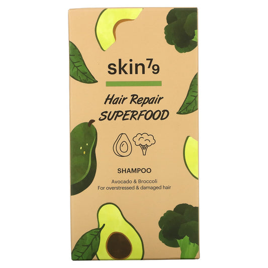 Skin79, Hair Repair Superfood, Shampoo, For Overstressed & Damaged Hair, Avocado & Broccoli