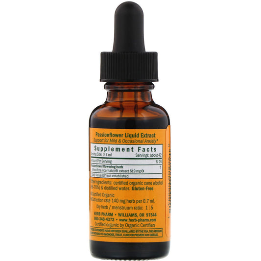 Herb Pharm, Passionflower, (30 ml)