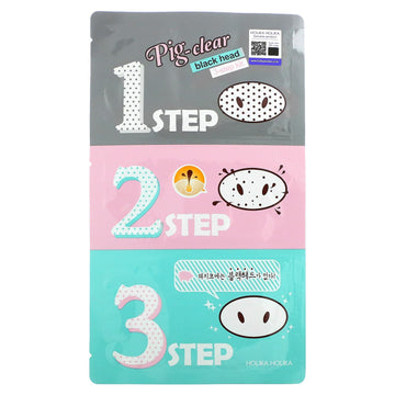 Holika Holika, Pig-Clear, Blackhead 3 Step Kit