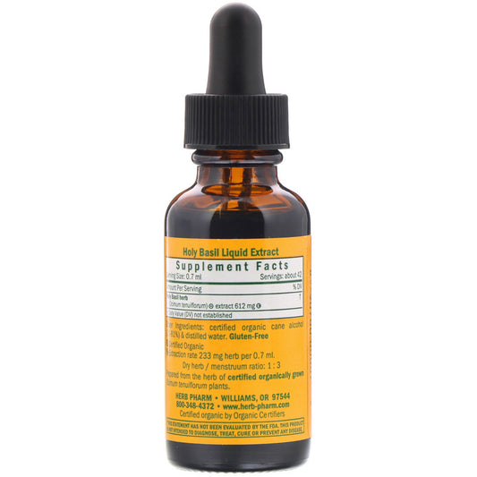 Herb Pharm, Holy Basil, (30 ml)