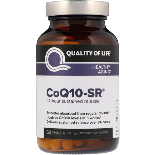 Quality Of Life Labs, Coq10-Sr, 100 Mg Vegicaps