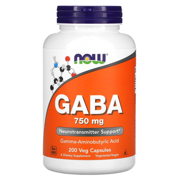 NOW Foods, GABA, 750 mg