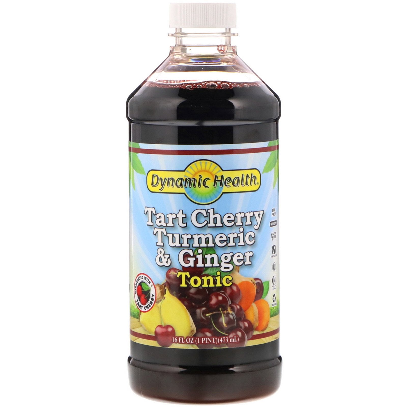 Dynamic Health Laboratories, Tart Cherry Turmeric & Ginger Tonic