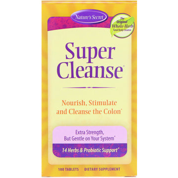 Nature's Secret, Super Cleanse Tablets