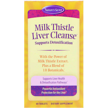 Nature's Secret, Milk Thistle Liver Cleanse Tablets