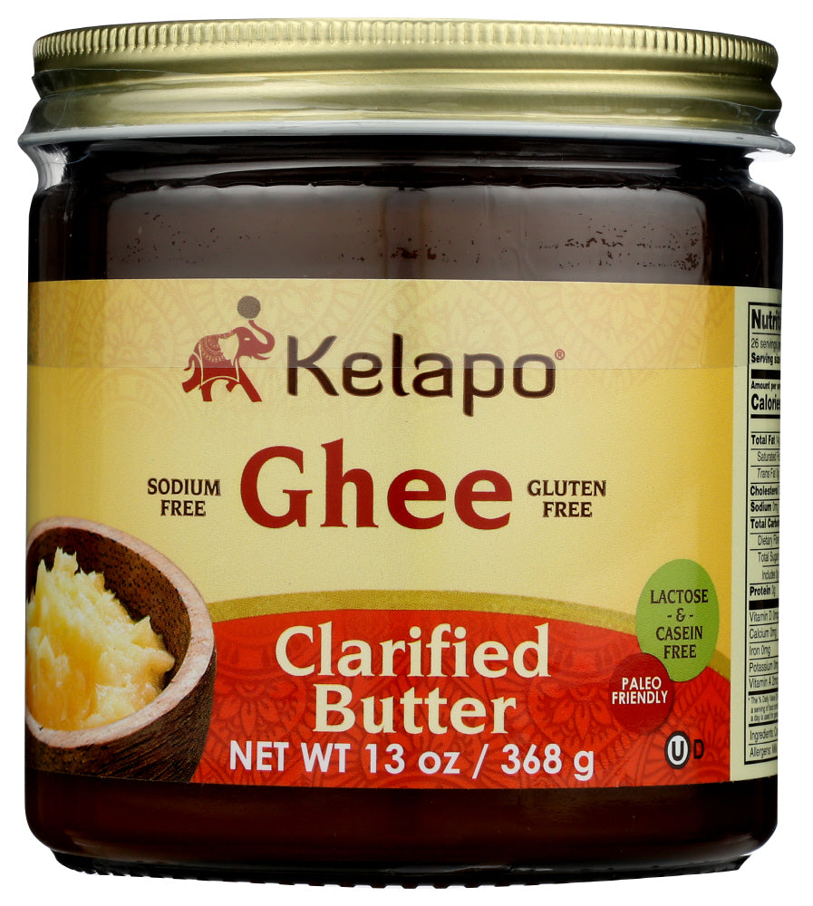 Kelapo Ghee Amber Glass Jar