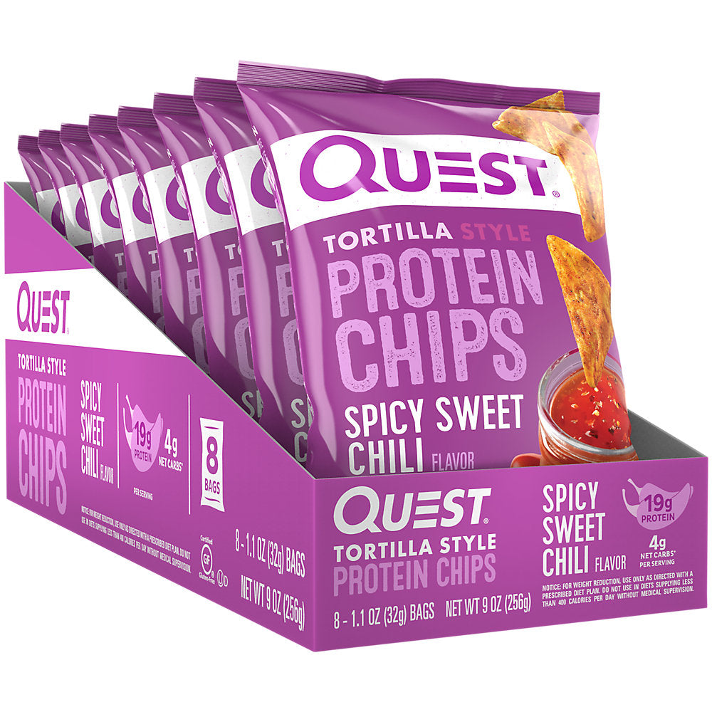 Quest Tortilla Style Protein Chips  Spicy Sweet Chili