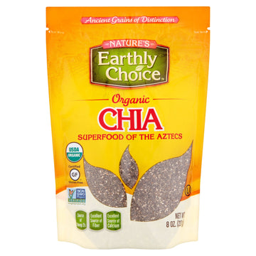 Nature's Earthly Choice Organic Chia, 6 pack