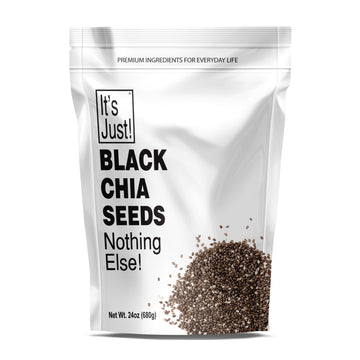 It's Just - Black Chia Seeds, Whole, Keto Friendly