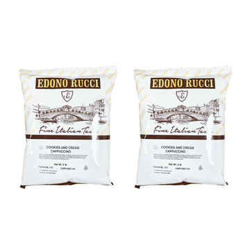 Edono Rucci Cookies and Cream Powdered Cappuccino Mix, 2 Bags( each)