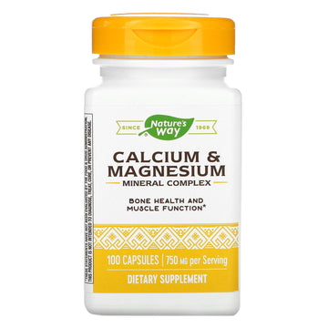 Nature's Way, Calcium & Magnesium Mineral Complex, 750 mg