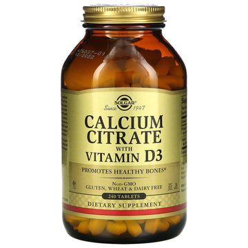 Solgar, Calcium Citrate with Vitamin D3