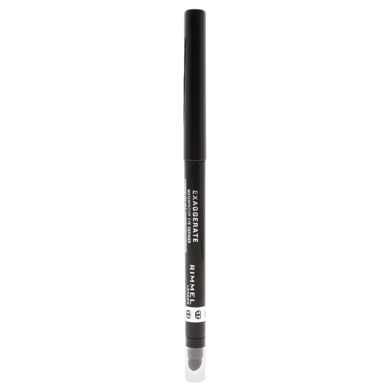 Rimmel Exaggerate Automatic Eye Definer, Blackest Black, 0.01 , Pack of 1