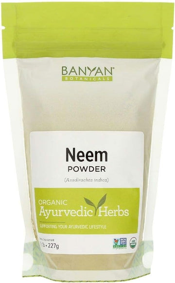 Banyan Botanicals Neem Powder - Organic Azadirachta Indica - Purifying
