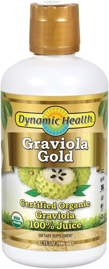 Dynamic Health Graviola Gold | Organic Graviola 100% Juice | Vegetaria
