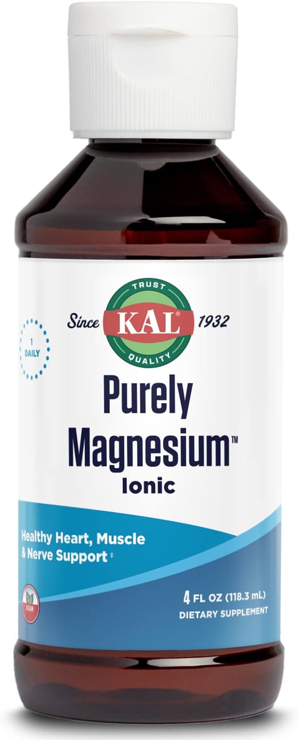 Kal 400 Mg Pure Purely Magnesium, 4 Fluid Ounce