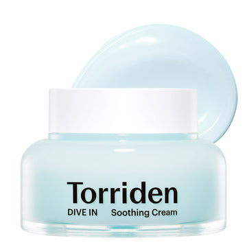 Torriden DIVE-IN Low-Molecular Hyaluronic Acid Soothing Cream 3.38   | Revitalizing Facial Moisturizer for Sensitive, Dry Skin | Fragrance-free, Alcohol-free, No Colorants | Vegan, Cruelty-Free