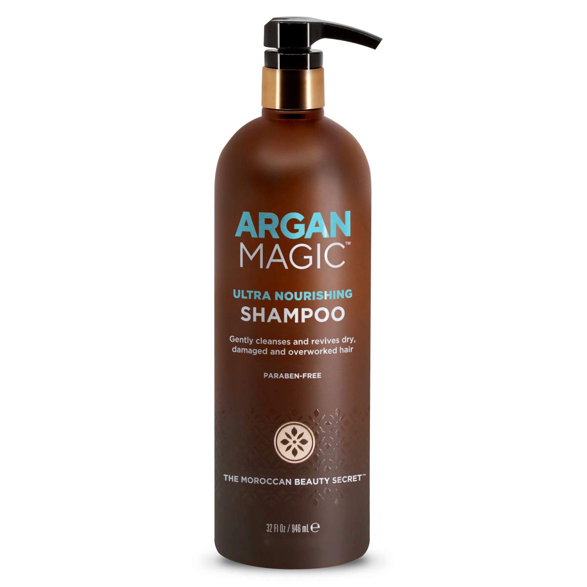 Argan Magic Ultra Nourishing Shampoo - Argan Oil and Antioxidants to Nourish and Restore Damaged and Over-Processed Hair Types | Made in USA, Paraben Free, Cruelty Free (32 )