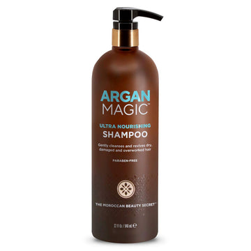 Argan Magic Ultra Nourishing Shampoo - Argan Oil and Antioxidants to Nourish and Restore Damaged and Over-Processed Hair Types | Made in USA, Paraben Free, Cruelty Free (32 )