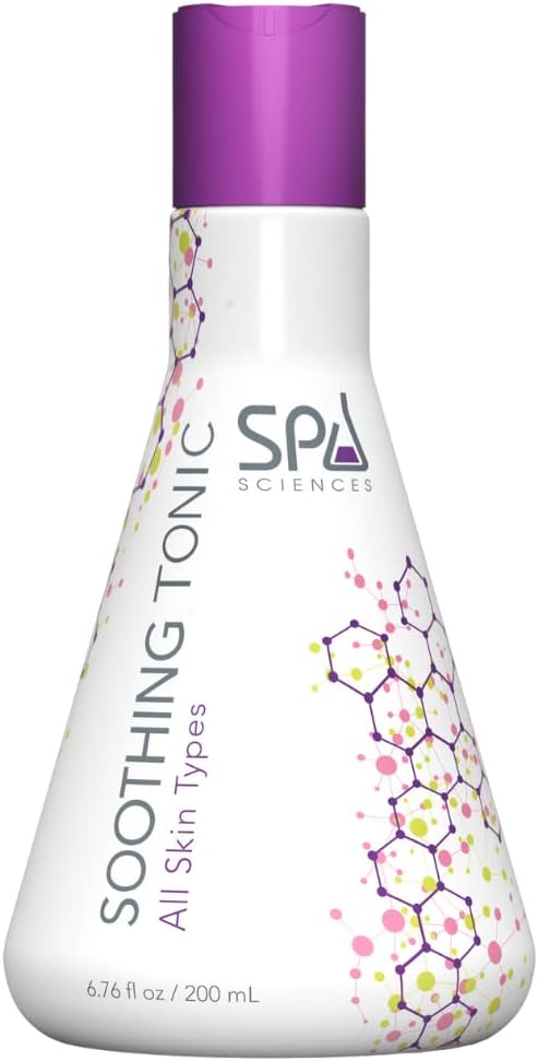Spa Sciences - Soothing Tonic - with Aloe Juice, Cucumber Extract, Hyaluronic Acid - Hydrate, Rebalance, Condition - Vegan - for All Skin Types - 6.67