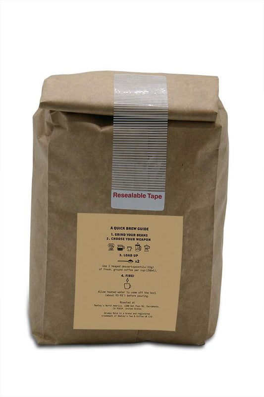 Grumpy Mule Organic Honduras Whole Bean Coffee - Fair Trade Certified