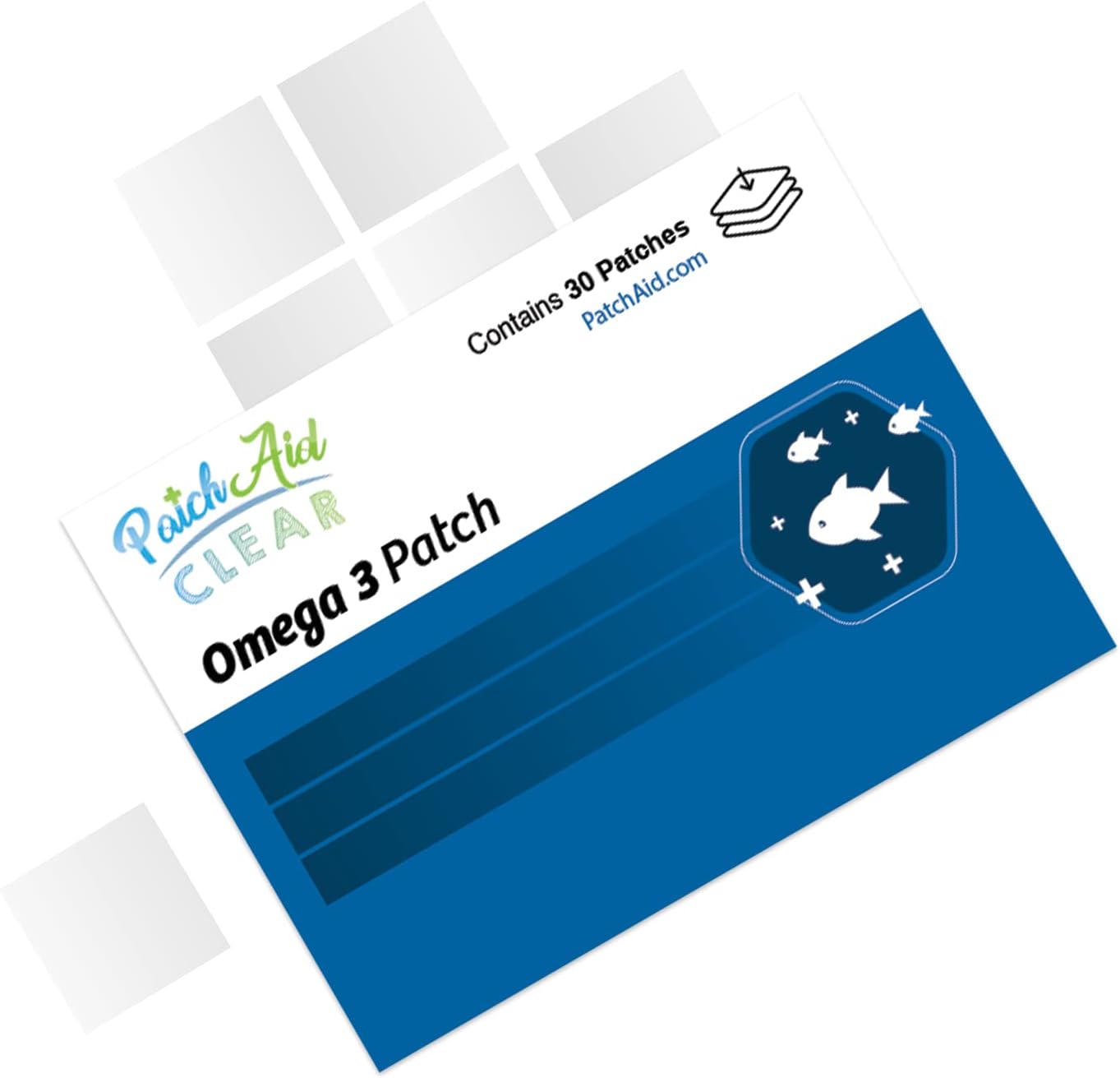 PatchAid Omega-3 Topical Patch (30-Day Supply) (Clear)