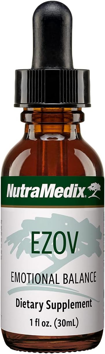 NutraMedix Ezov Hyssop Plant Drops - Liquid Supplement for Stress Mana