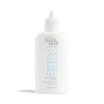 Bondi Sands PURE Self-Tanning Drops | Buildable + Customizable, Enriched with Hyaluronic Acid, Fragrance Free, Cruelty Free, Vegan | 1.35 /40