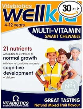 Vitabiotics Wellkid Multi-Vitamin Smart Chewable - 30 Tablets by Wellkid