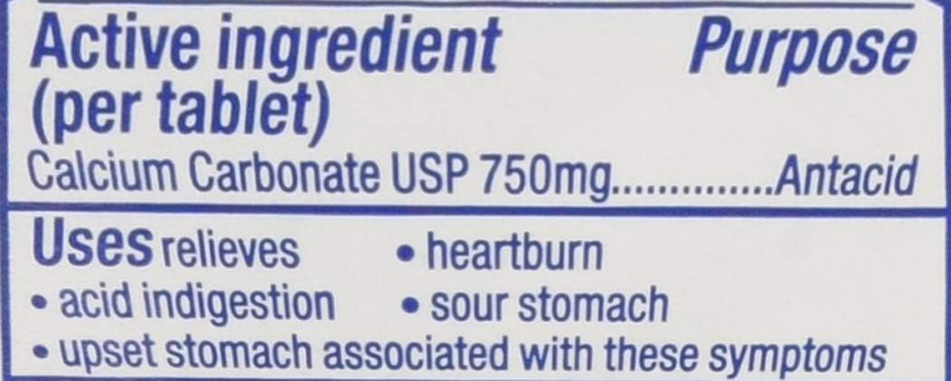  TUMS Extra Strength 750, Berries, 96 Tablets : Health & Hou