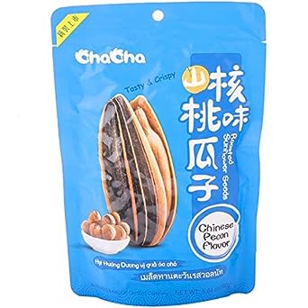 Chacha Sunflower Roasted and Salted Seeds 160g X 6 Bags … (Chinese Pecan Flavor)