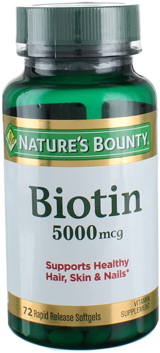 Nature's Bounty Biotin 5000 mcg Liquid Softgels